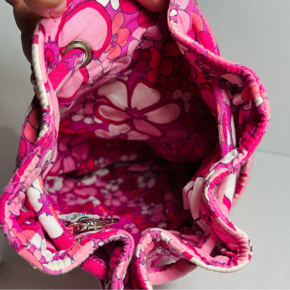 Vera Bradley Drawstring Backpack-Petal Power - image 5